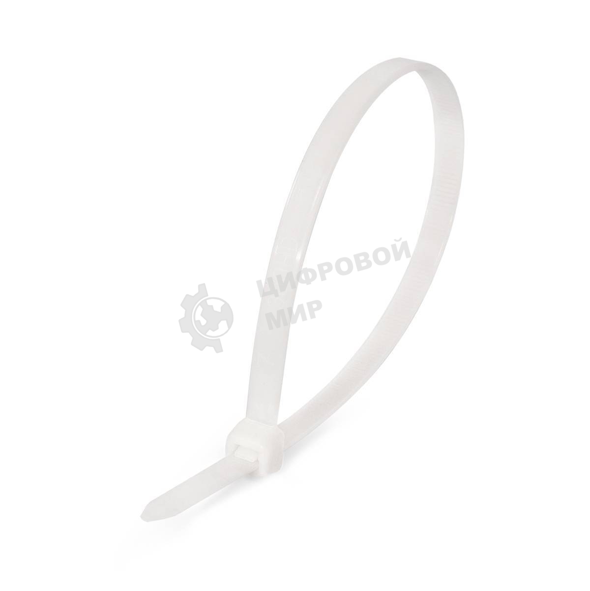 Нейлоновые стяжки Fortisflex КСС 5х300 мм белый 100 штук