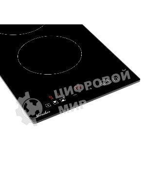 Индукционная варочная панель Monsher MHI 3003, High-Tech, индукция, 30 см, 2 зоны нагрева, inverter, сенсорное управление, 9 уровней мощности, автоматическое отключение, пауза, Booster, таймер, черный
