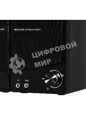 Акустическая система Oklick OK-126 2.0 черный 6Вт