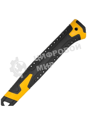 Молоток строительный Denzel 450 г, цельнокованый, боек с магнитом, двухкомп. обрезин. рук-ка