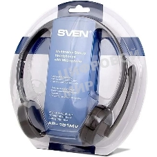 Гарнитура проводная мультимедийная с микрофоном SVEN AP-151MV, черный