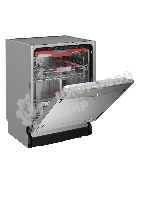 Встраиваемая посудомоечная машина Kuppersberg, High-Tech, 60 см, 15 комплектов, 3 корзины, 7 программ, конденсационная сушка, автоматическое открывание двери, LED подсветка, сенсорное управление, инверторный мотор, энергоэффективность А+++