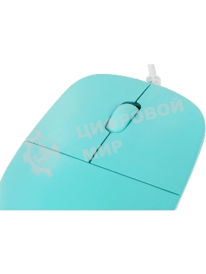 Мышь проводная Defender Azora MB-241 голубой, 1200 dpi, USB, кнопки - 3