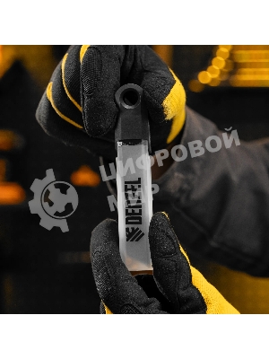 Лезвия Denzel 18 мм, сталь SK4 - 0,5 мм, супер острые, 5 шт.