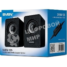 Акустическая система SVEN 135, черный (6 Вт, питание USB)