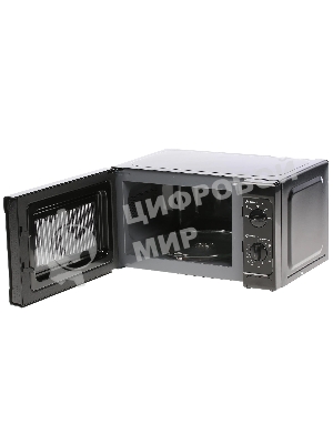 Микроволновая печь BBK 20MWS-709M/B черный, 20 л, 700 Вт, переключатели - поворотный механизм