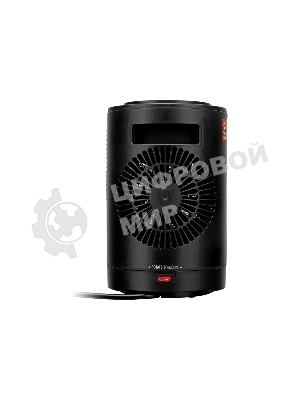 Тепловентилятор керамический Denzel DTFC-1200S, черный, 600/1200 Вт, 12 м2, 3 режима, термостат