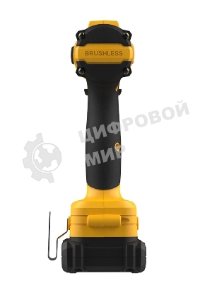 Дрель-шуруповерт Deli DC150, 20 В, 2 Ач, 50 Нм, бесщеточный, ударный