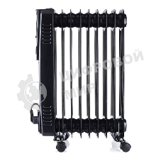 Обогреватель масляный Ресанта ОМПТ-9НЧ (9 секций) черный, 2000 Вт, 25 м2, термостат 67/3/14