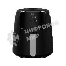 Аэрогриль Beko FRL 2244 B черный, 1500 Вт, 4.7 л, сенсор, 8 программ