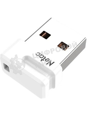 Флешка USB Netac U116 mini (NT03U116N-064G-32WH), 64Gb, USB 3.2, R/W 90/30, белый