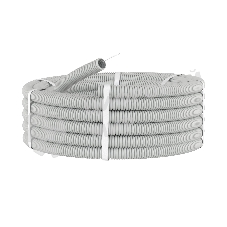 Труба гофрированная ПВХ DKC d20 мм с протяж. сер. (уп. 100 м)