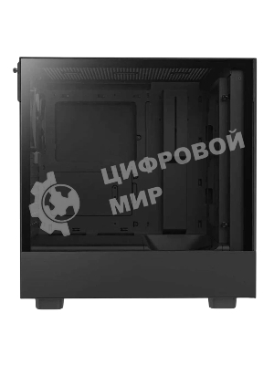 Компьютерный корпус без блока питания Case NZXT H5 Flow RGb, Midi-Tower, TG, 3x120мм RGb + 1x120мм, 1xUSB-A 3.2 + 1xUSB-C 3.2, E-ATX, ATX, mATX, mITX черный