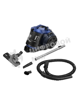 Пылесос BBK BV1602 синий, 300/1600 Вт, уборка сухая, пылесборник контейнер 2 л