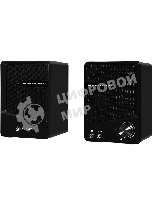 Акустическая система Oklick OK-126 2.0 черный 6Вт