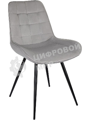 Стул для дома Бюрократ CH-K2_4 комплект 4 шт св. серый Holland 09 металл черный на ножках