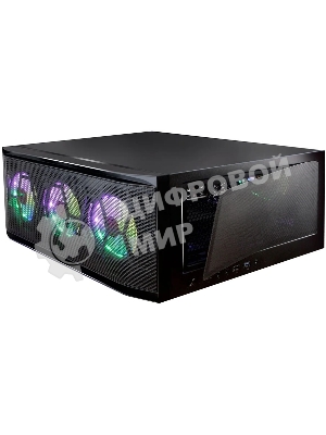 Компьютерный корпус Ginzzu GL300 FAN 12CM RGb*4 USB 3.0 Window