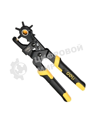 Револьверный дырокол для кожи 6-в-1 Deli DL1919 9