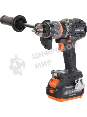 Дрель-шуруповерт Patriot BR 224UES-h, 21 В, 4 Ач, 150 Нм, бесщеточный