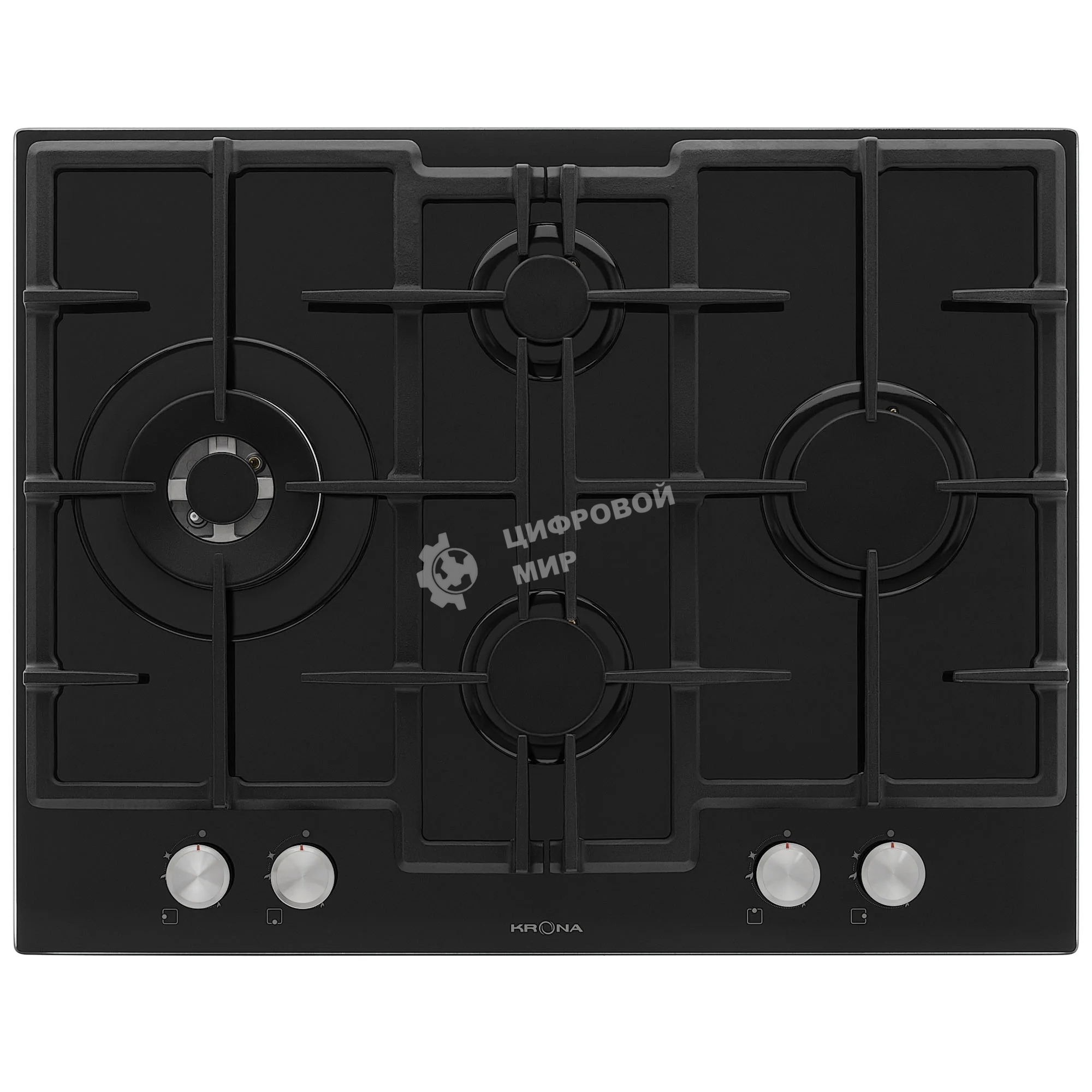 Газовая варочная панель Krona RITTER 67/60 BL независимая, черный