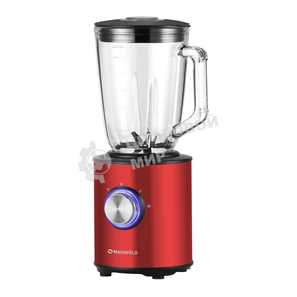 Блендер стационарный Maunfeld MBL.1000CH вишневый, 1000 Вт