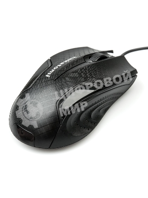 Мышь проводная Nakatomi MON-06U черный, 800 dpi, USB, кнопки - 3