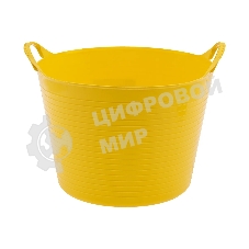 Ведро гибкое Сибртех сверхпрочное 14 л, желтый