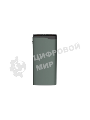Портативный аккумулятор OLMIO QL-10, 10000mAh, 22.5W, QuickCharge3.0/PowerDelivery, LCD, серый