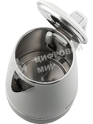 Чайник электрический Haier HK-502 1.5л. 3000Вт серый корпус: нерж.сталь/пластик (TD0029960RU)