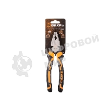 Плоскогубцы Вихрь 200 мм., никелированные, двухкомпонентные рукоятки