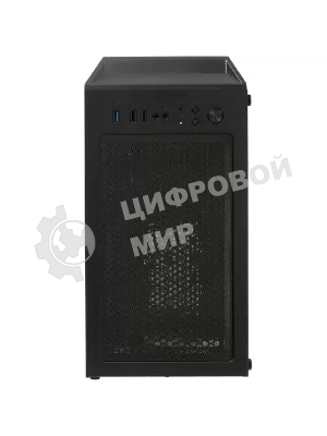 Компьютерный корпус 1STPLAYER FIREROSE F3-A черный ATX, TG 4x120мм LED fans inc. F3-A-BK-4F1