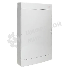 Щит слаботочный навесной EKF PROxima Unix бел. дверь 4 габарит увеличенный IP40 ux-4m-nw-xl