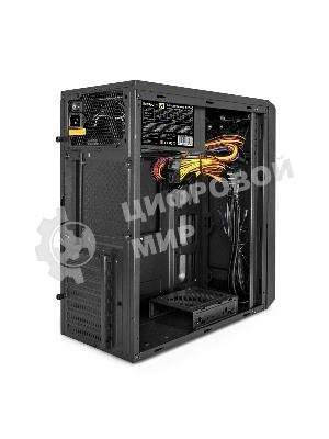 Компьютерный корпус Miditower ExeGate XP-332UC-UNS500 (ATX, БП UNS500 с вент. 12см, 2хUSB 3.0/1хTypeC, аудио, черный)