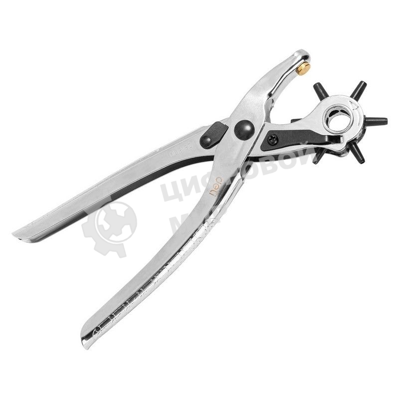 Револьверный дырокол для кожи 6-в-1 Deli DL1919С 9