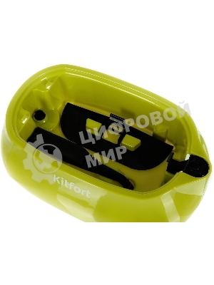 Пароочиститель напольный Kitfort КТ-9102-2 черный/салатовый