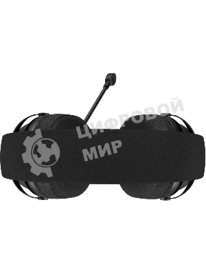 Гарнитура Acer AHW122 чёрный, проводная, USB, подсветка