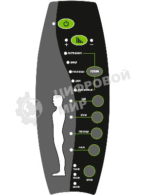Кресло Cactus CS-CHR-0112BL-M черный, экокожа, 120 кг, подголовник, регулируемые подлокотники, механизм качания