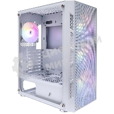 Компьютерный корпус 1STPLAYER FIREBASE XP White/ATX/4x120мм LED fans/XP-WH-4F1-W
