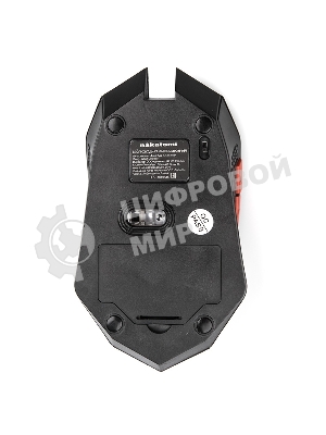 Мышь беспроводная Nakatomi MRON-08U черный, 1600 dpi, радиоканал, USB, кнопки - 6