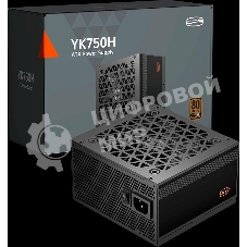 Блок питания ПК Power Supply PCCooler, 750W 80+ Bronze (ATX, ATX 3.1, Non-modular, 1x24(20+4)pin 550мм, 2xCPU*2 8(4+4)pin 650мм, 2xPCIe*2 8(6+2)pin 500мм, 1x12V-2x6 600мм, 6xSATA*3+MOLEX4pin*2, Active, 120x120мм, 140x150x86mm, APFC, OVP/UVP/OCP/SCP/OTP/OPP/SPD)