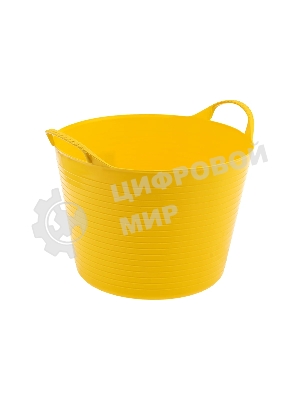 Ведро гибкое Сибртех сверхпрочное 14 л, желтый