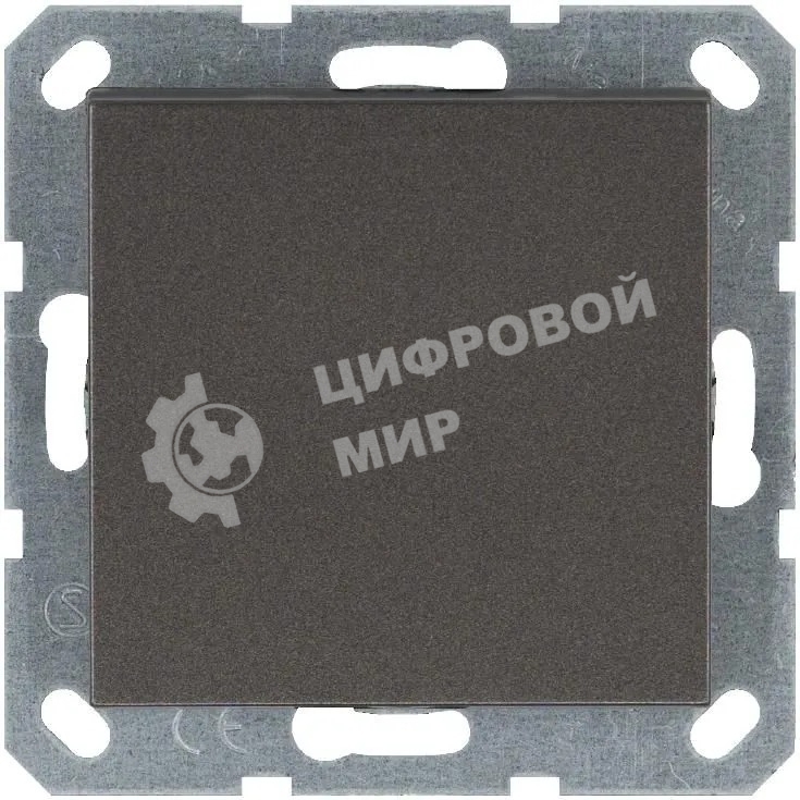 Переключатель перекрестный Jasmart 1-кл. 10А IP20 механизм, мокко