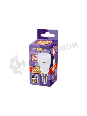 Лампа светодиодная JazzWay PLED-SP R39 5Вт 3000К теплый белый E14 400лм 230В