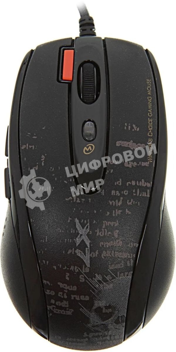 Мышь проводная A4Tech F5 черный, 3000 dpi, USB, кнопки - 7