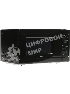 Микроволновая печь BBK 20MWS-709M/B черный, 20 л, 700 Вт, переключатели - поворотный механизм