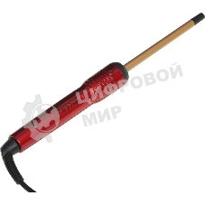 Щипцы для завивки волос Sinbo SHD 7077 красный/золотистый, 10 мм, 200 °C, 1 режим