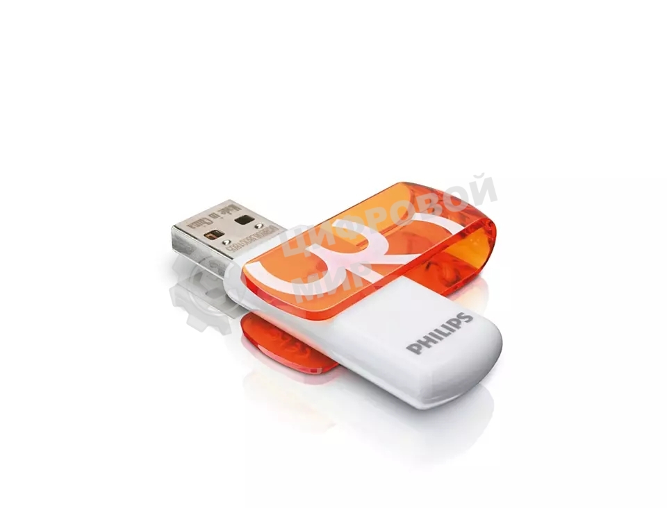 Флешка USB 32Gb PHILIPS VIVID2.0 32Gb, USB 2.0