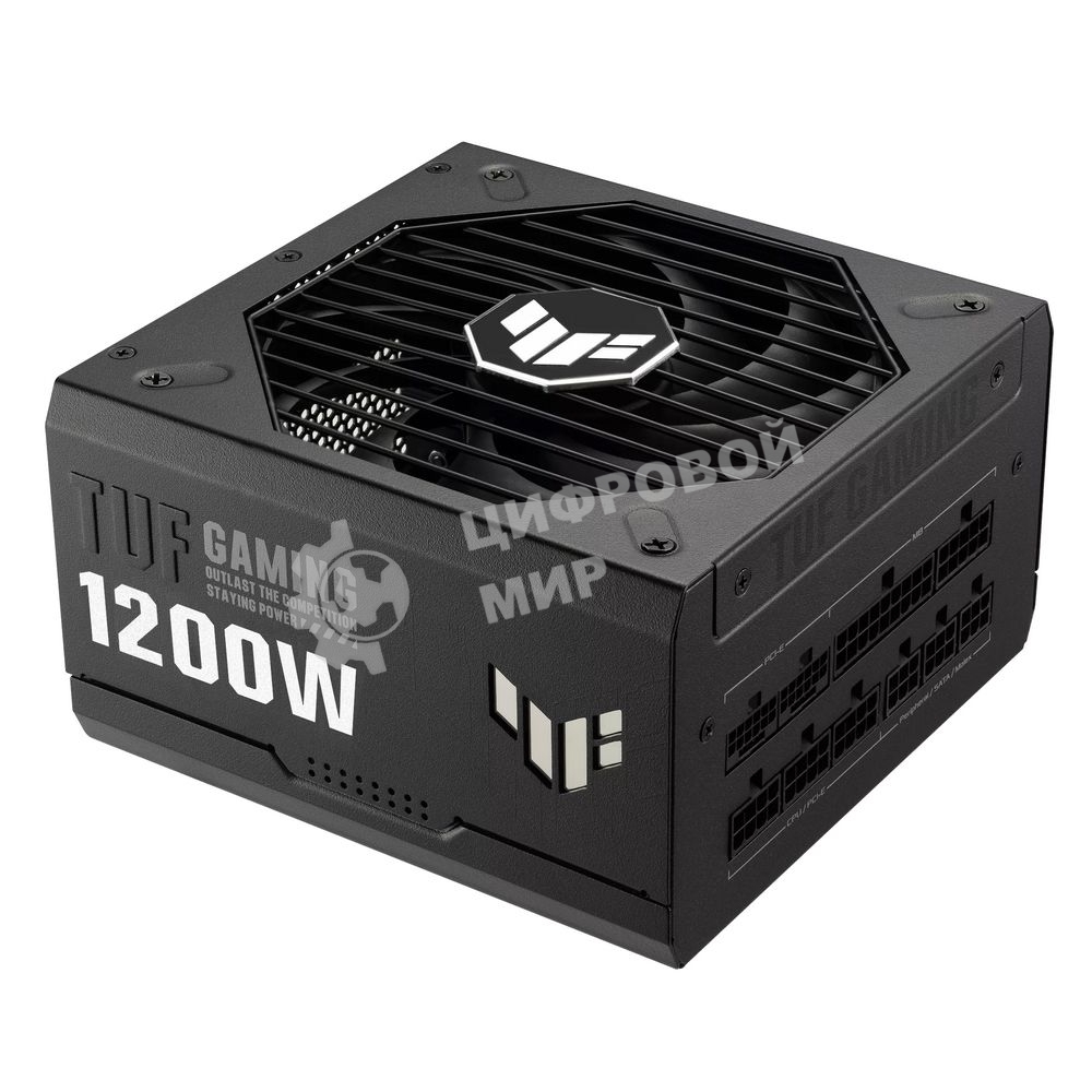 Блок питания ASUS TUF-GAMING-1200G (90YE00S0-B0NA00), 1200Вт, 80 PLUS Gold, 135мм, модульный, черный