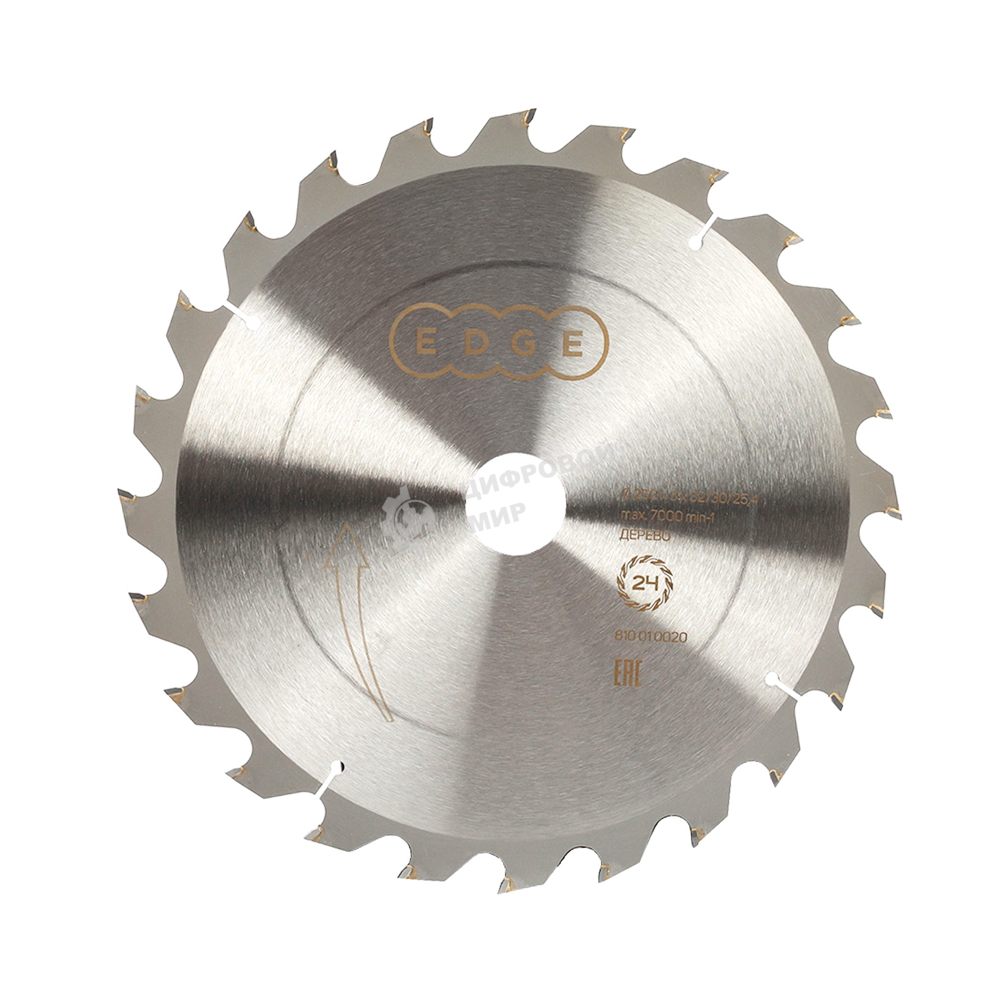 Диск EDGE by PATRIOT пильный по дереву 250х24х32/30/25,4
