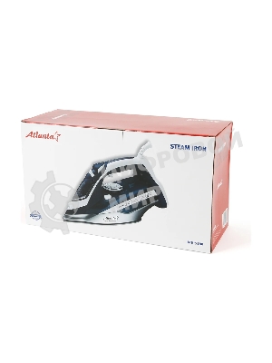 Утюг Atlanta ATH-5580 синий/белый, 3000 Вт, 37 г/мин, 95 г/мин, 350 мл